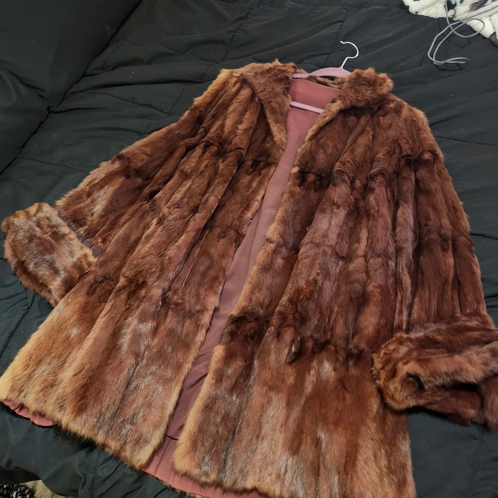 Luxurious Brown Fur Coat